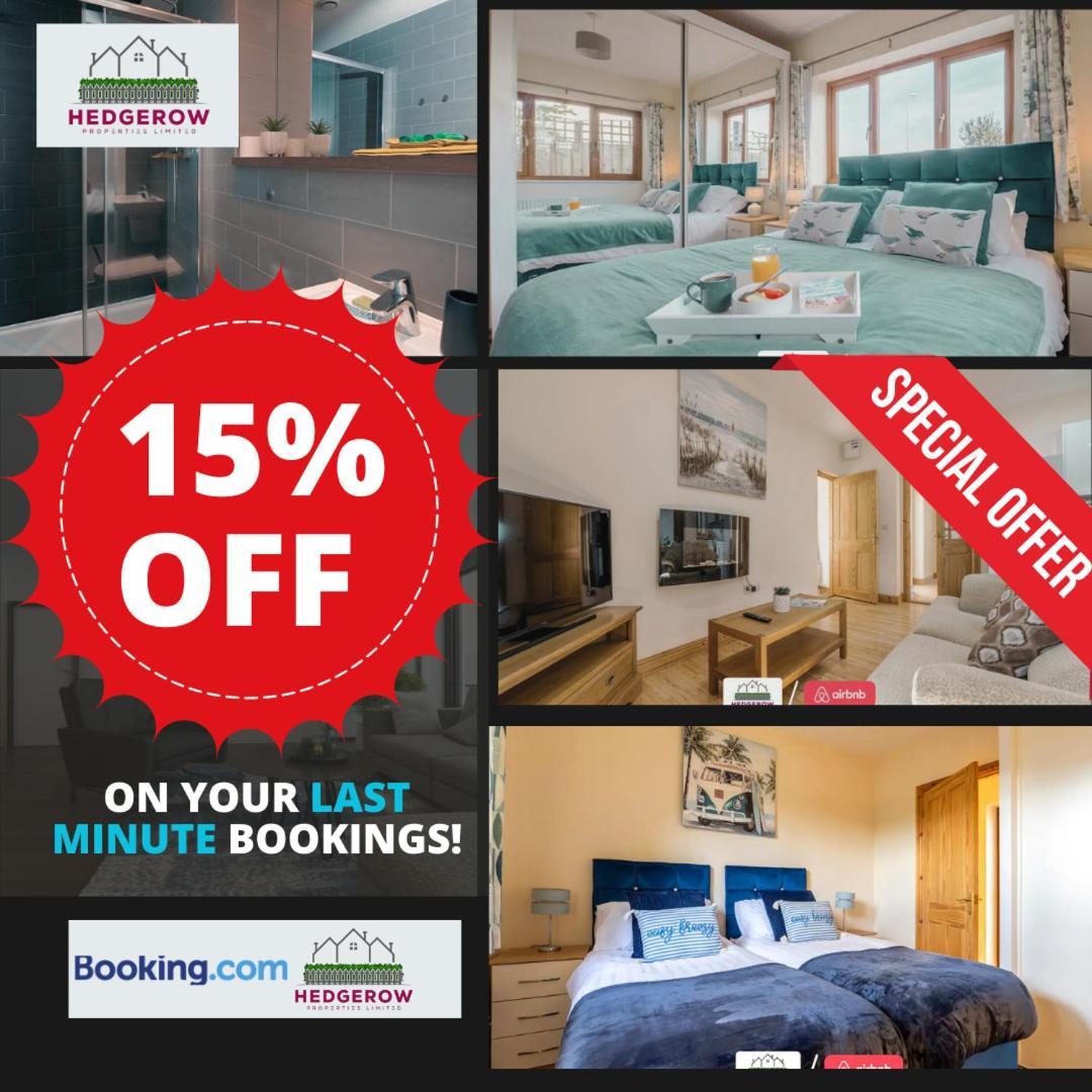 Secure 2-Bed Escape For 6 With Tranquil Garden L Special Deals L Last-Minute Deals L Truro Bagian luar foto
